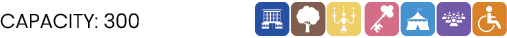 CAPACITY: 300 ￼ ￼ ￼ ￼ ￼ ￼ ￼ 