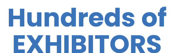 Hundreds of exhibitors