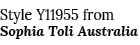 Style Y11955 from Sophia Toli Australia 
