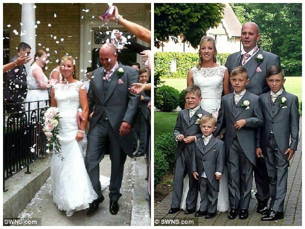groom who almost died celebrates wedding day