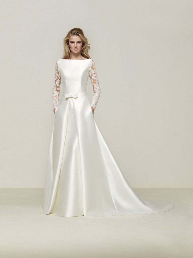 grace kelly inspired wedding dress