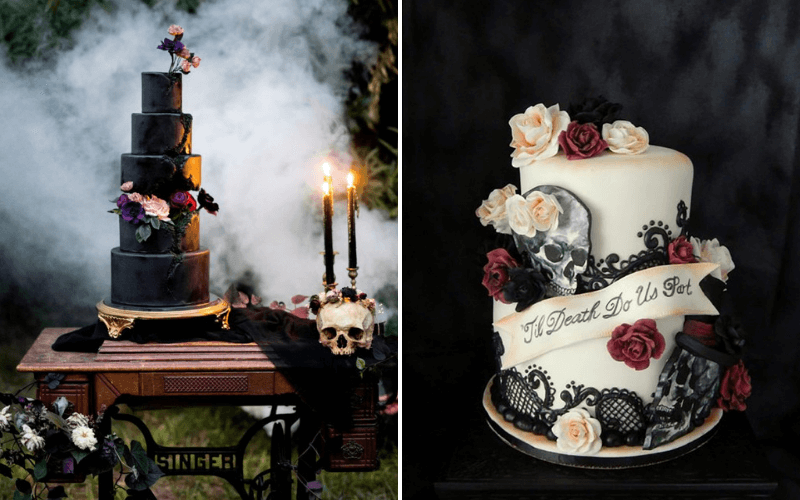 Halloween-Themed-Wedding-Cake-0