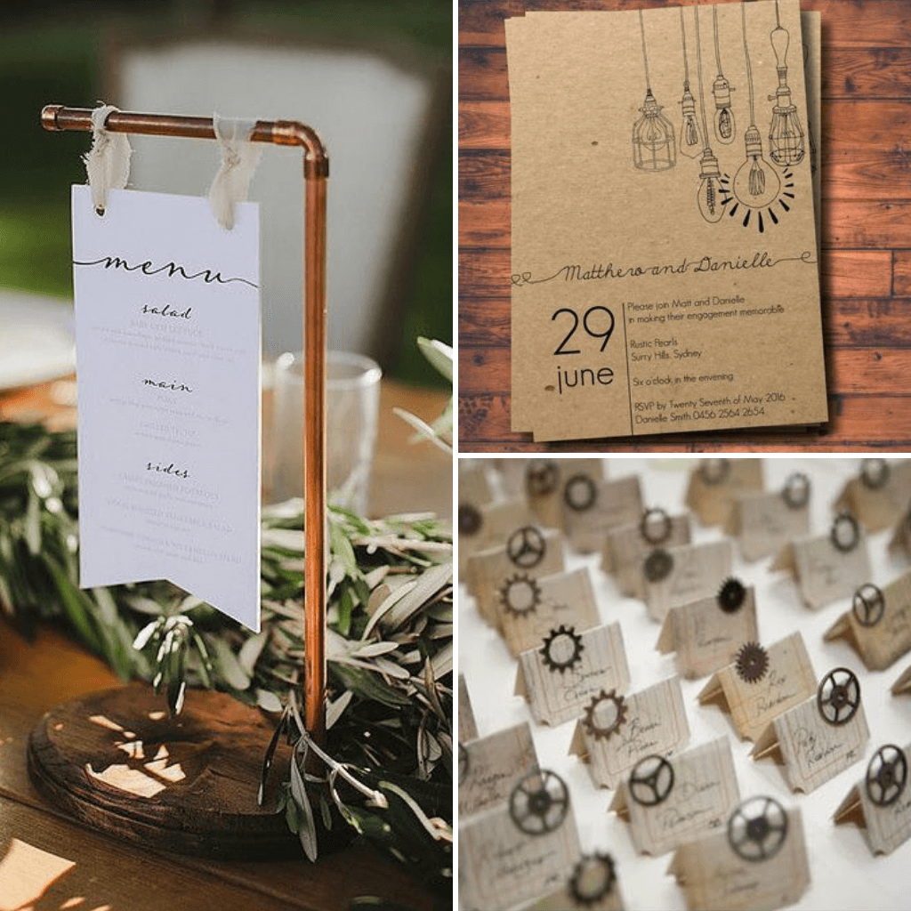 Industrial-Wedding-Theme-Stationery