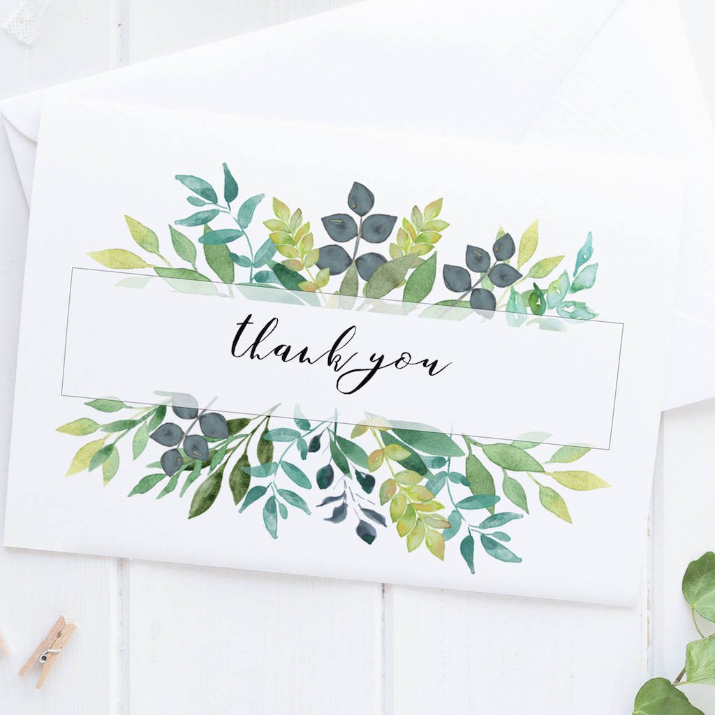 Wedding Thank You Card