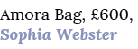 Amora Bag, £600, Sophia Webster 