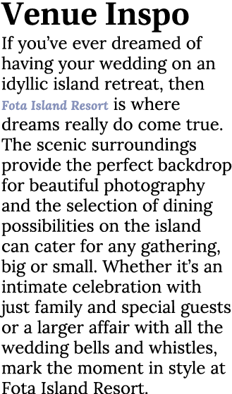 Venue Inspo If you’ve ever dreamed of having your wedding on an idyllic island retreat, then Fota Island Resort is wh...