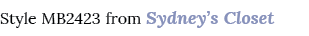 Style MB2423 from Sydney’s Closet