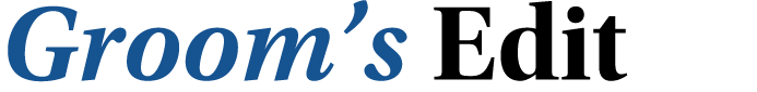 Groom’s Edit