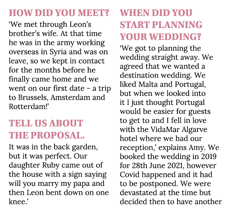 How did you meet? ‘We met through Leon’s brother’s wife. At that time he was in the army working overseas in Syria an...