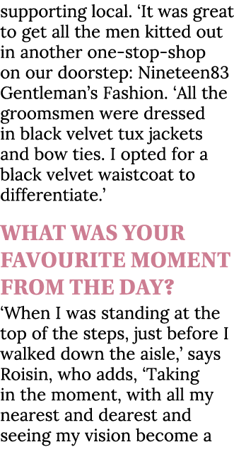 supporting local. ‘It was great to get all the men kitted out in another one stop shop on our doorstep: Nineteen83 Ge...