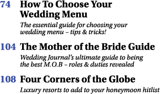 74 How To Choose Your Wedding Menu The essential guide for choosing your wedding menu   tips & tricks  104 The Mother   