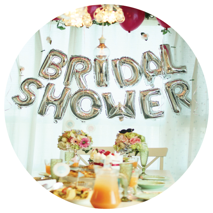 Women celebrating dessert sweets cake stand bridal shower party with friends 