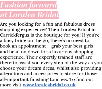 Fashion forward at Loralea Bridal Are you looking for a fun and fabulous dress shopping experience  Then Loralea Brid   