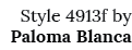 Style 4913f by Paloma Blanca