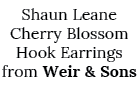 Shaun Leane Cherry Blossom Hook Earrings from Weir & Sons