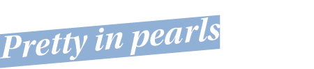 Pretty in pearls