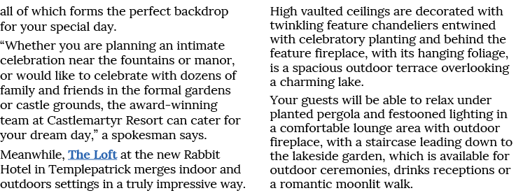 all of which forms the perfect backdrop for your special day   Whether you are planning an intimate celebration near    