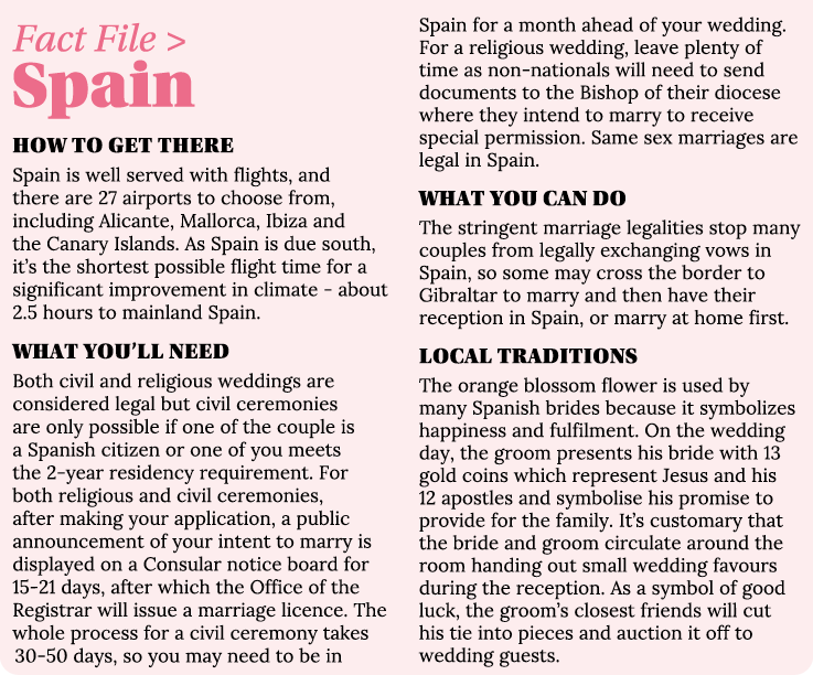 Fact File   Spain  How to get there Spain is well served with flights, and there are 27 airports to choose from, incl   