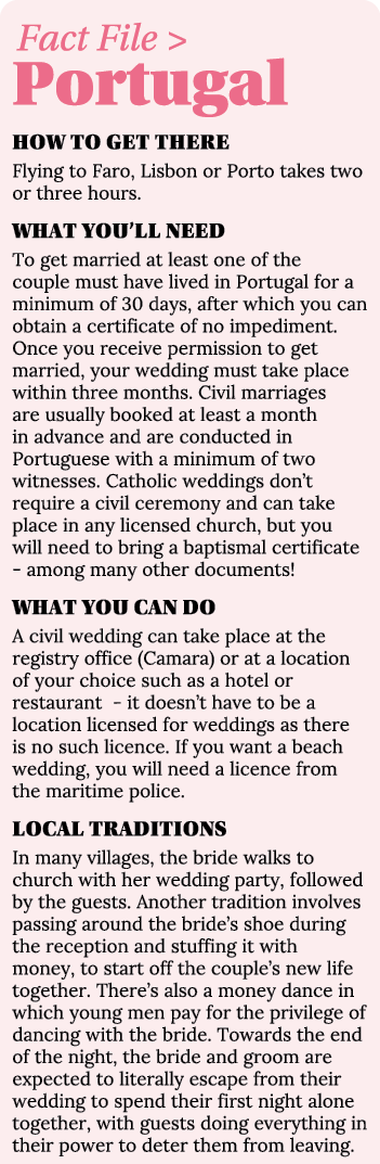 Fact File   Portugal  How to get there Flying to Faro, Lisbon or Porto takes two or three hours  What you ll need To    