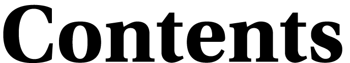 Contents