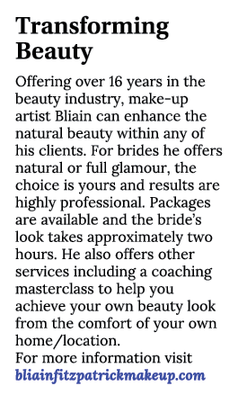Transforming Beauty Offering over 16 years in the beauty industry, make-up artist Bliain can enhance the natural beau   