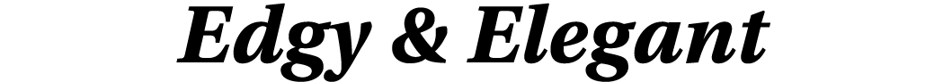 Edgy & Elegant