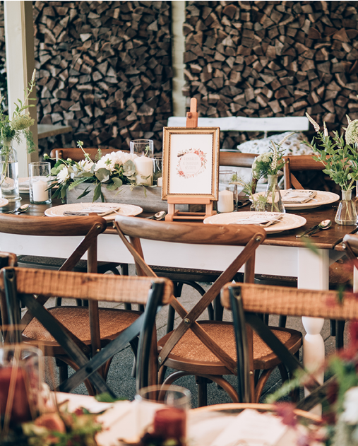 Vintage wedding decor  Beautiful event venue  Creative decoration