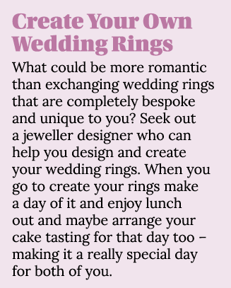 Create Your Own Wedding Rings What could be more romantic than exchanging wedding rings that are completely bespoke a   