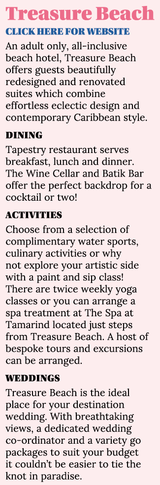 Treasure Beach CLICK HERE for website An adult only, all-inclusive beach hotel, Treasure Beach offers guests beautifu   