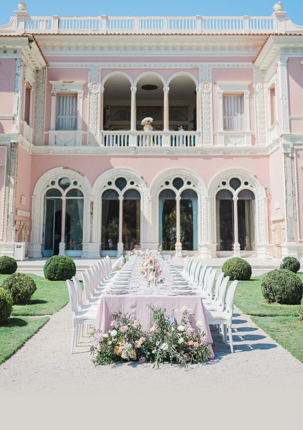 Villa Ephrussi Wedding Editorial by Fine Art Wedding Photographer And Videographer Team In Ireland Wonder and Magic