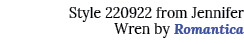 Style 220922 from Jennifer Wren by Romantica