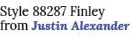 Style 88287 Finley from Justin Alexander