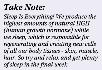 Take Note: Sleep Is Everything! We produce the highest amounts of natural HGH (human growth hormone) while we sleep, ...