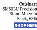 Cuisinart SM50BU Precision Stand Mixer in Black, £315 SHOP HERE