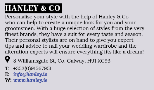 Hanley & Co Personalise your style with the help of Hanley & Co who can help to create a unique look for you and your   