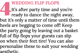 4 Wedding Flip Flops It s after party time and you re ready to dance the night away, but it s only a matter of time u   