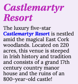 Castlemartyr Resort The luxury five-star Castlemartyr Resort is nestled amid the magical East Cork woodlands  Located   