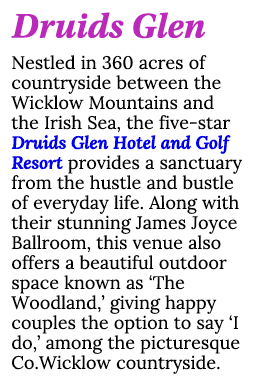 Druids Glen Nestled in 360 acres of countryside between the Wicklow Mountains and the Irish Sea, the five-star Druids   