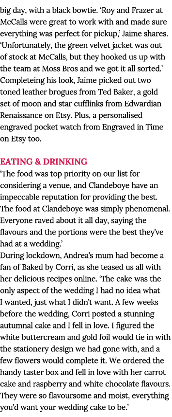 big day, with a black bowtie   Roy and Frazer at McCalls were great to work with and made sure everything was perfect   
