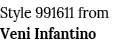 Style 991611 from Veni Infantino 