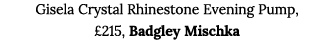 Gisela Crystal Rhinestone Evening Pump,  215, Badgley Mischka