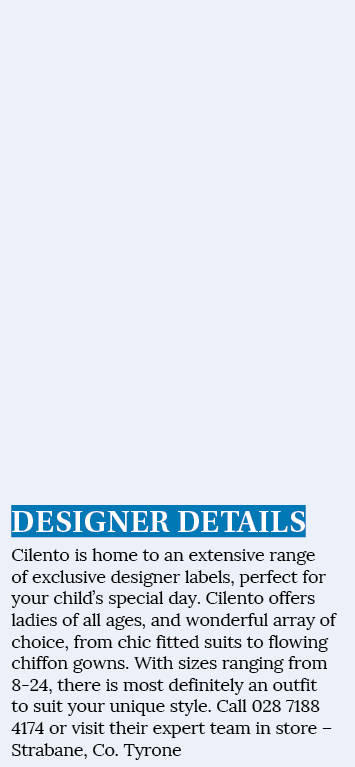 Designer Details Cilento is home to an extensive range of exclusive designer labels, perfect for your child s special   