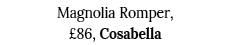 Magnolia Romper,  86, Cosabella