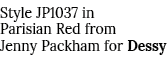 Style JP1037 in Parisian Red from Jenny Packham for Dessy