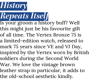 History Repeats Itself Is your groom a history buff  Well this might just be his favourite gift of all time  The Vert   