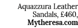 Aquazzura Leather Sandals,  460, Mytheresa com