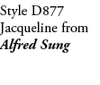 Style D877 Jacqueline from Alfred Sung
