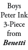 Boys Peter Ink 3 Piece from Benetti