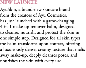 NEW LAUNCH! AyuSkin, a brand new skincare brand from the creators of Ayu Cosmetics, has just launched with a game cha...