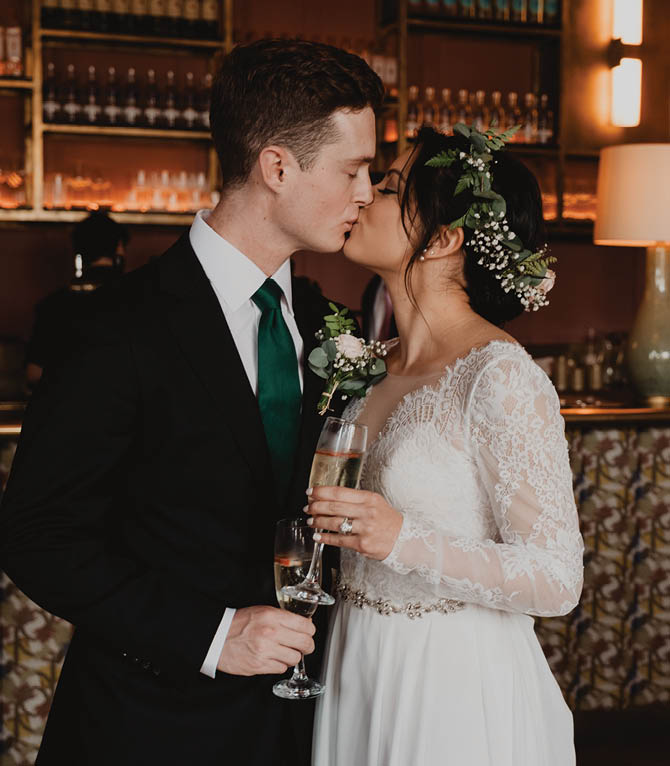 Wedding photography at The Clarence Hotel, Dublin
